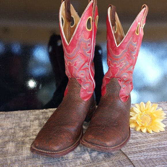 Boulet men's cowboy boots men's 8.5E (wide) - Picture 4 of 16